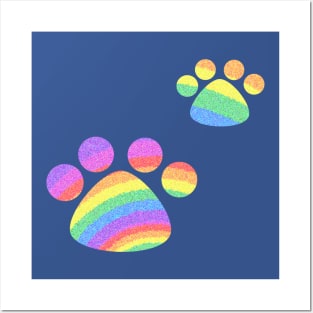 Rainbow Paws Posters and Art